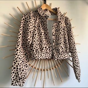 👋🏼Cropped pattern jacket